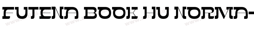 Futena Book Hu Norma字体转换
